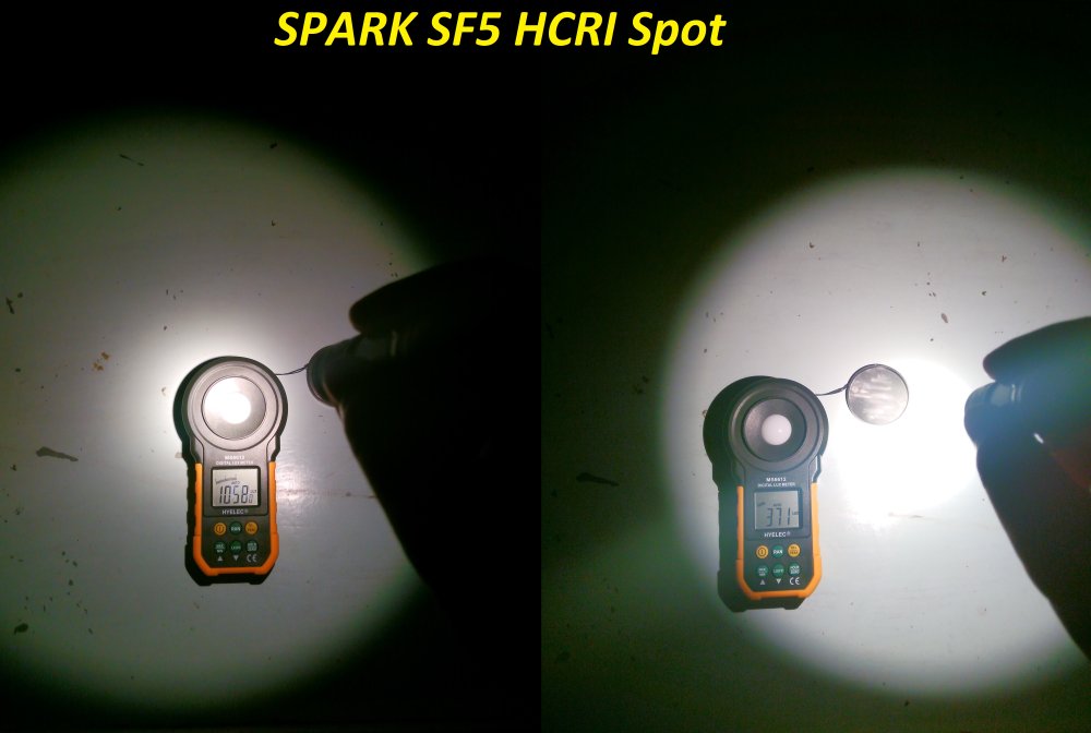 Другие: Обзор фонаря SPARK SF5 HCRI - очень теплый, но не горячий
