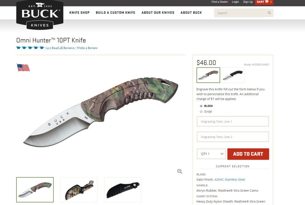Lightake: Крепкий китайский нож-фиксед в стиле Buck Omni Hunter 10PT