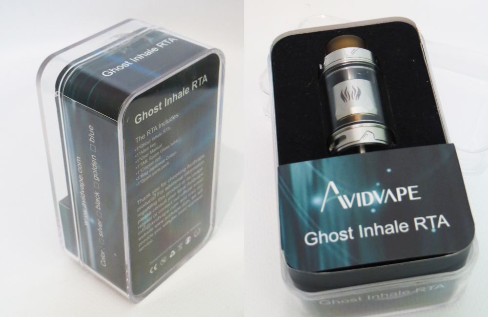 Картинки по запросу Avidvape Ghost Inhale RTA коробка